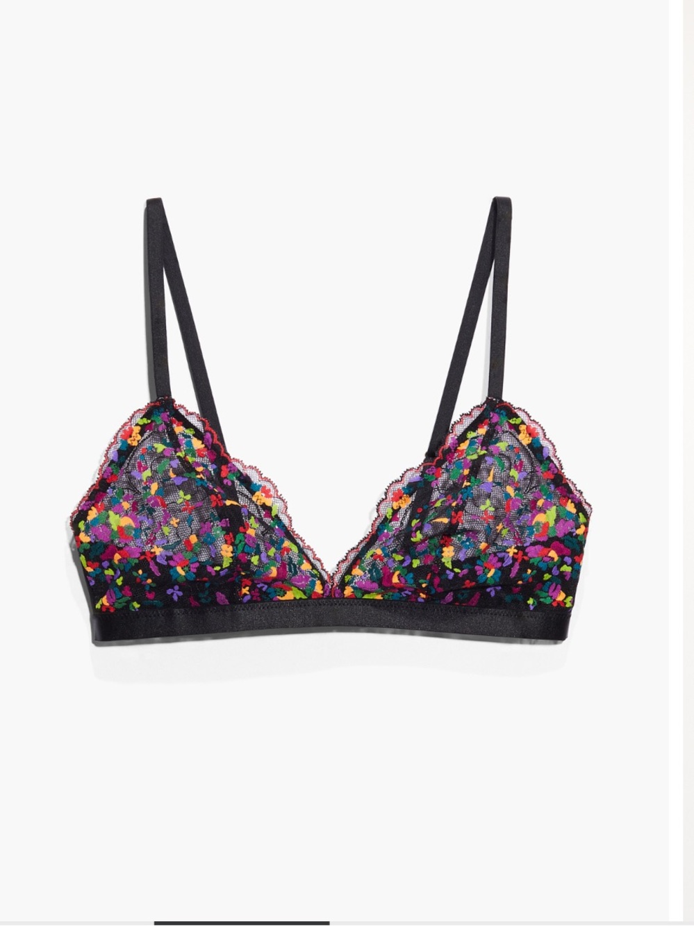 Savage x fenty steamy floral lace bralette small